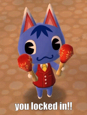 you locked in? well done!!